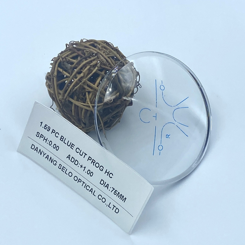 Прогрессивная линза PC Blue Block 1.59 HMC/SHMC