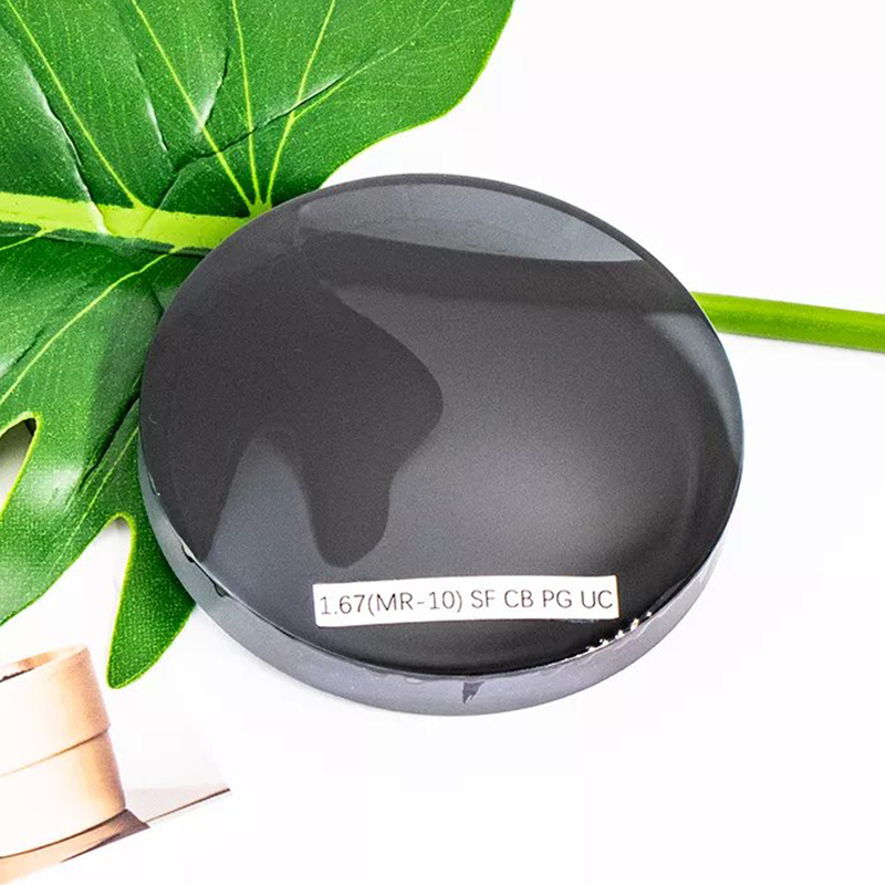 Полуфабрикатная фотохромная однофокальная линза 1,67