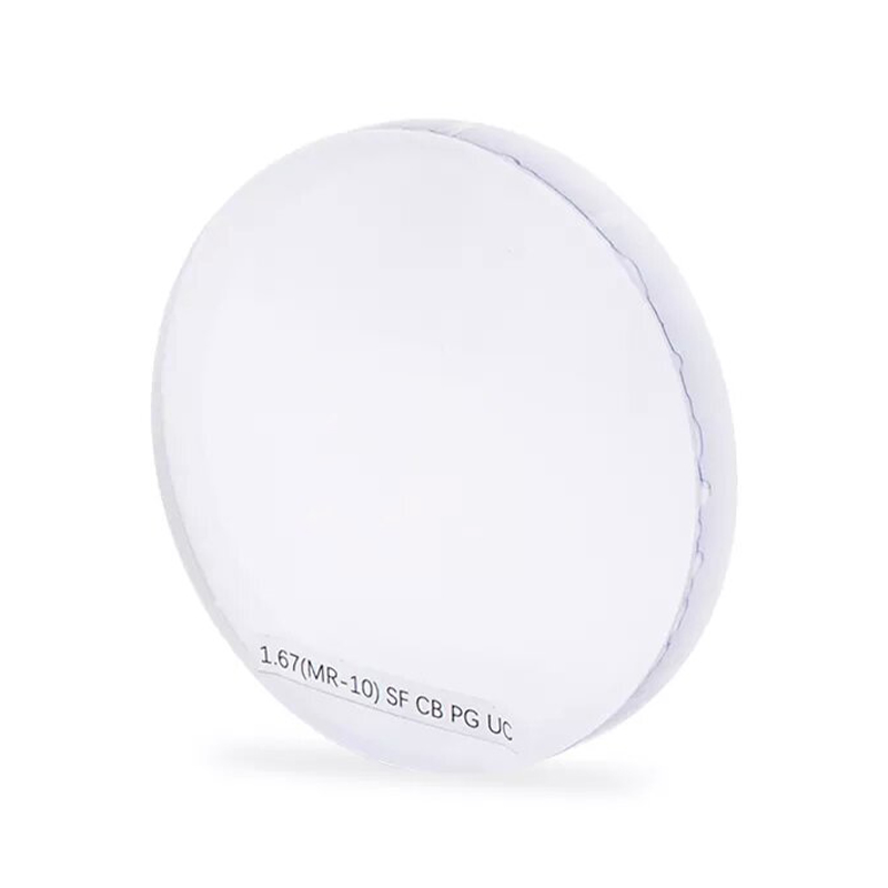 Полуфабрикатная фотохромная однофокальная линза 1,67