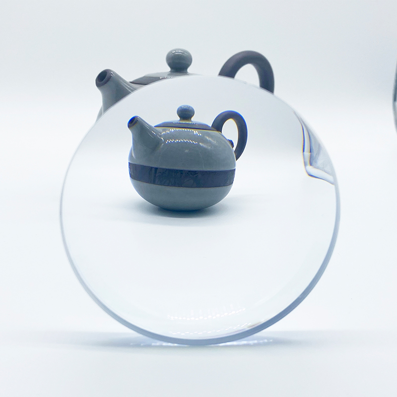 Полуфабрикатная однофокальная линза с синим блоком 1,74