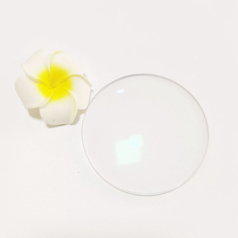 Полуфабрикатная однофокальная линза с синим блоком 1,74