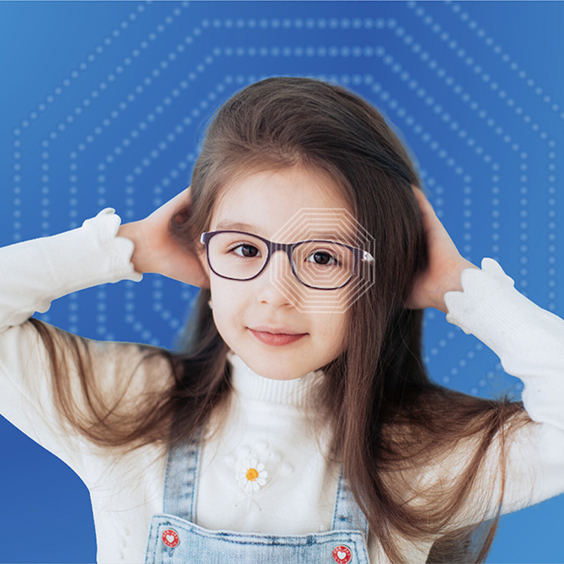 Восьмиугольная круглая линза для контроля близорукости