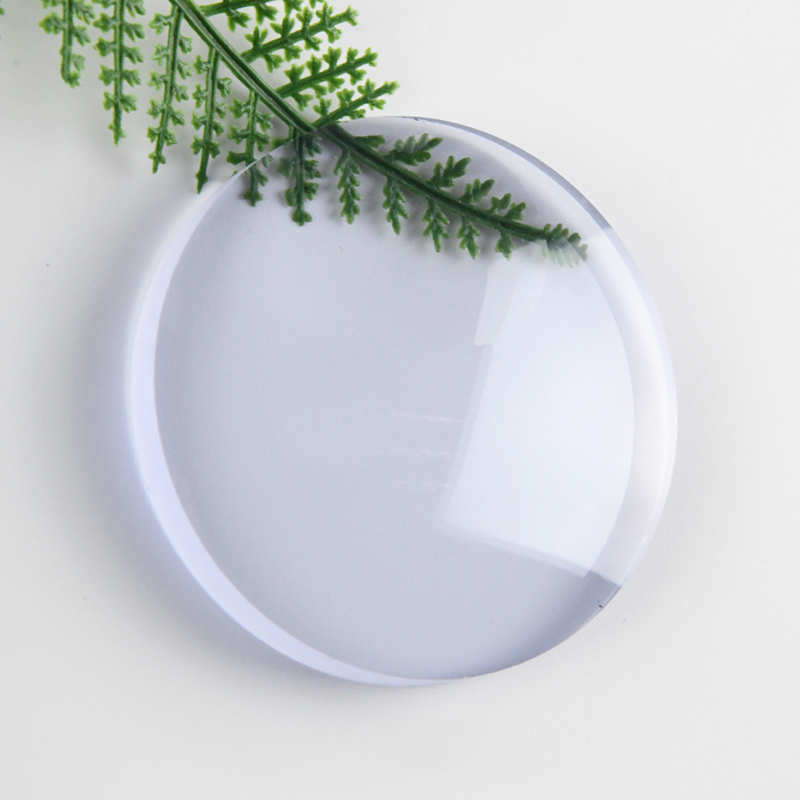 Полуфабрикатная однофокальная линза с синим блоком 1,60