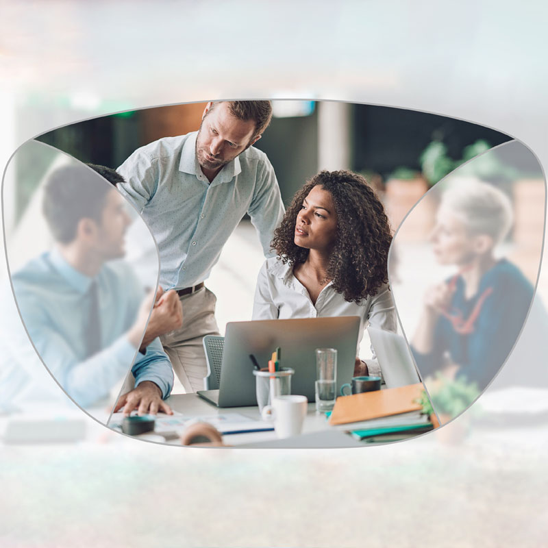 Офисные профессиональные линзы